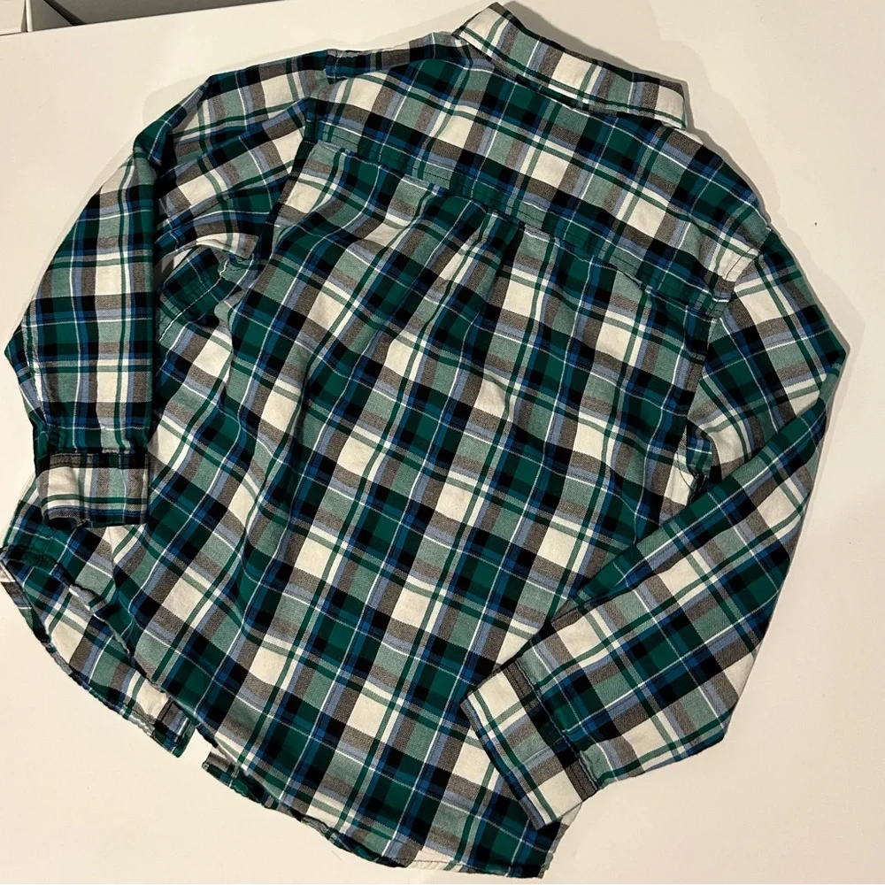 Gymboree Plaid Flannel Top
